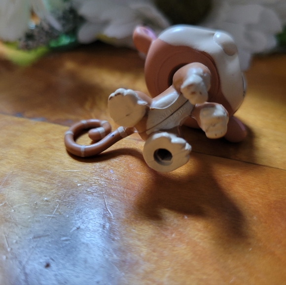 Littlest Pet Shop LPS #1450 Monkey Brown Cream Blue Eyes 2007 - Picture 12 of 12